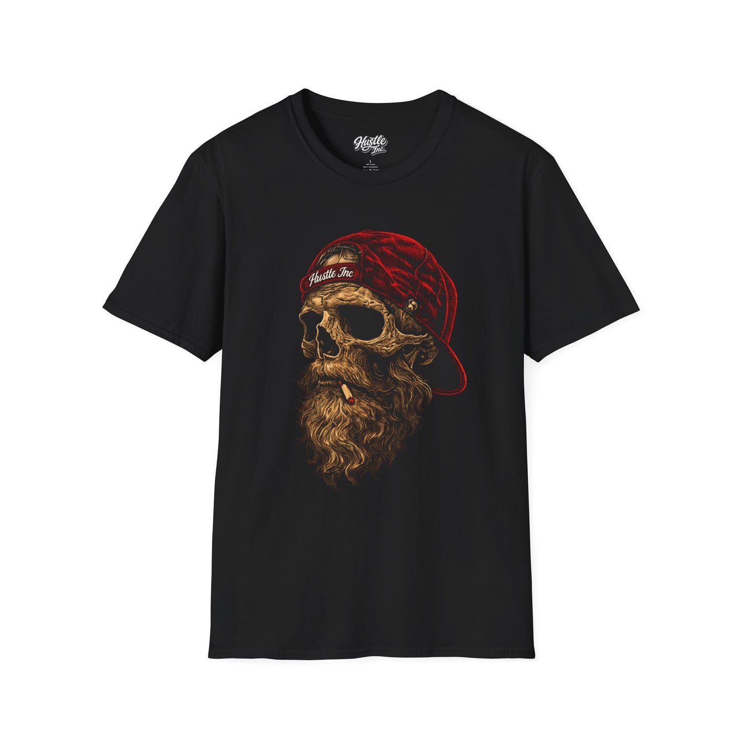 Hustle Inc. “Dead Serious” Skull Snapback Tee