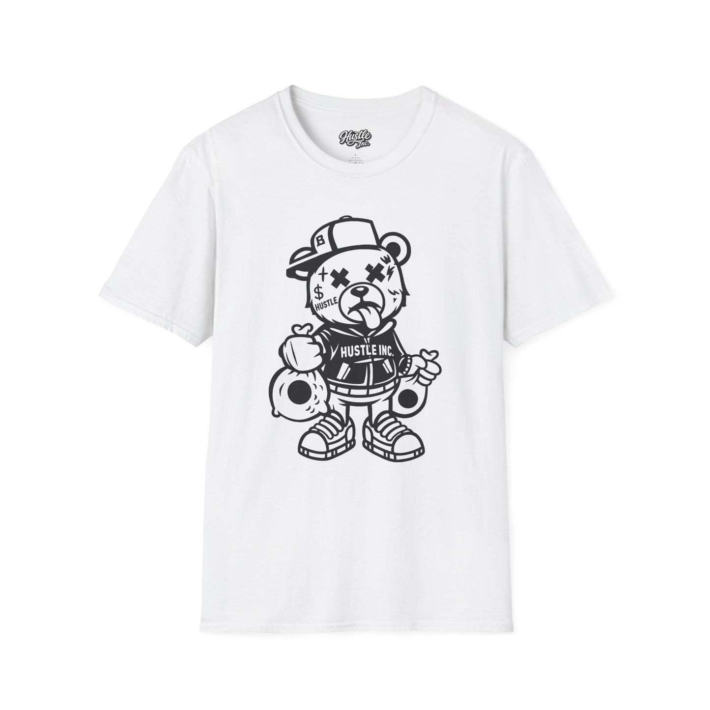 Hustle Inc. Money Bear Graphic T-Shirt