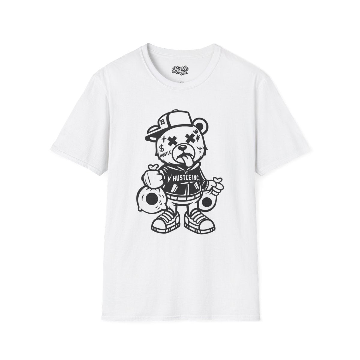 Hustle Inc. Money Bear Graphic T-Shirt